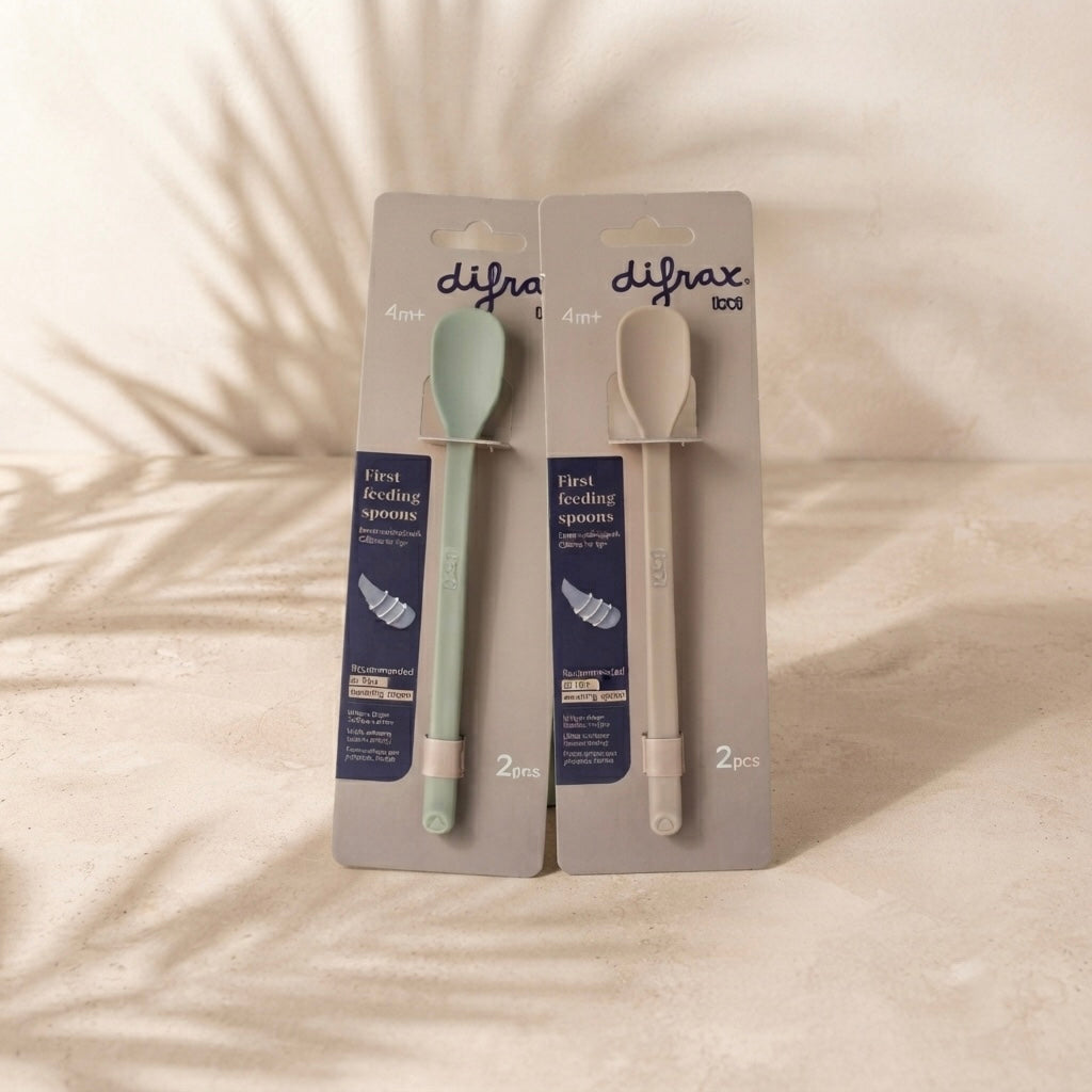 Eerste voedingslepel ‘Nude’ Love - Difrax (2 stuks)