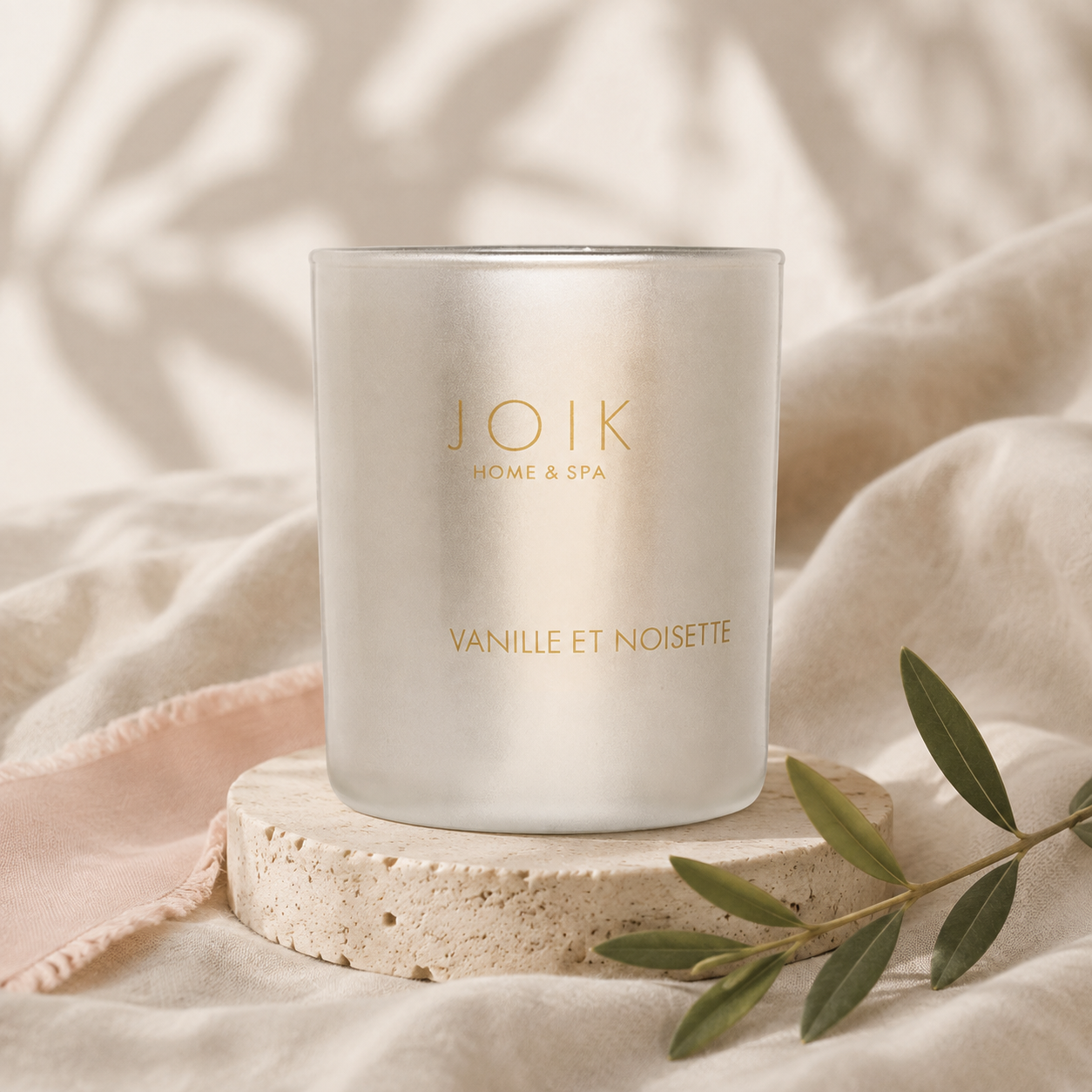 JOIK Geurkaars Vanille et Noisette – 150 g