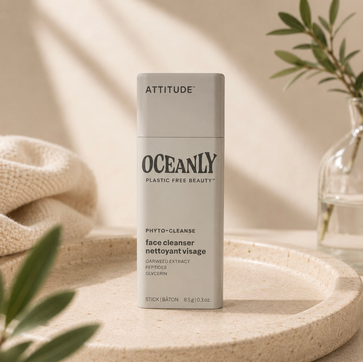 Gezichtstreiniger stick (schuimend) - Attitude (8,5 gr)