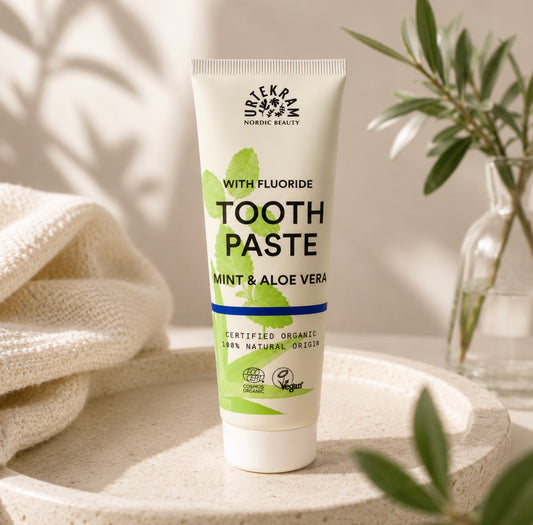 Tandpasta mint fluoride - Urtekram (75 ml)