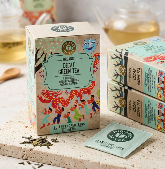 Groene thee (cafeïnevrij) - Ministry of Tea (20 zakjes)
