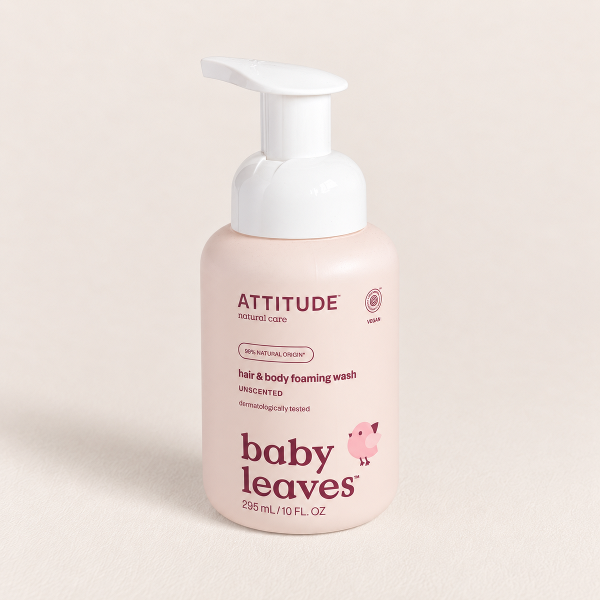 Baby 2-in-1 schuimende reiniger - Attitude baby leaves (295 ml)