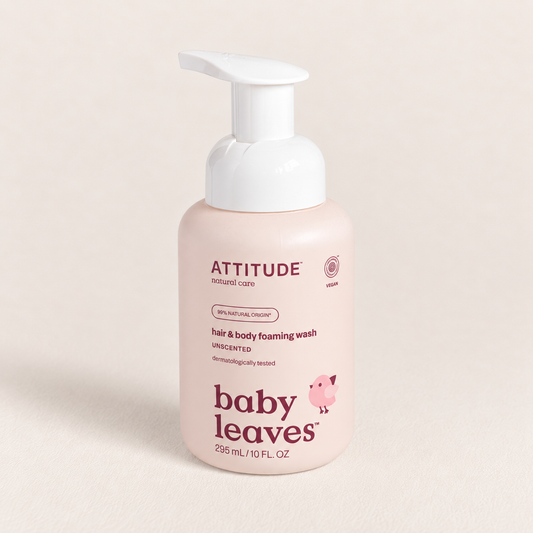 Baby 2-in-1 schuimende reiniger - Attitude baby leaves (295 ml)